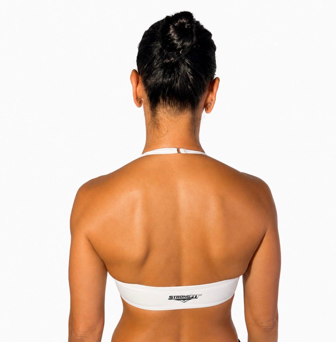 Sujetador deportivo comfortlux de color marfil