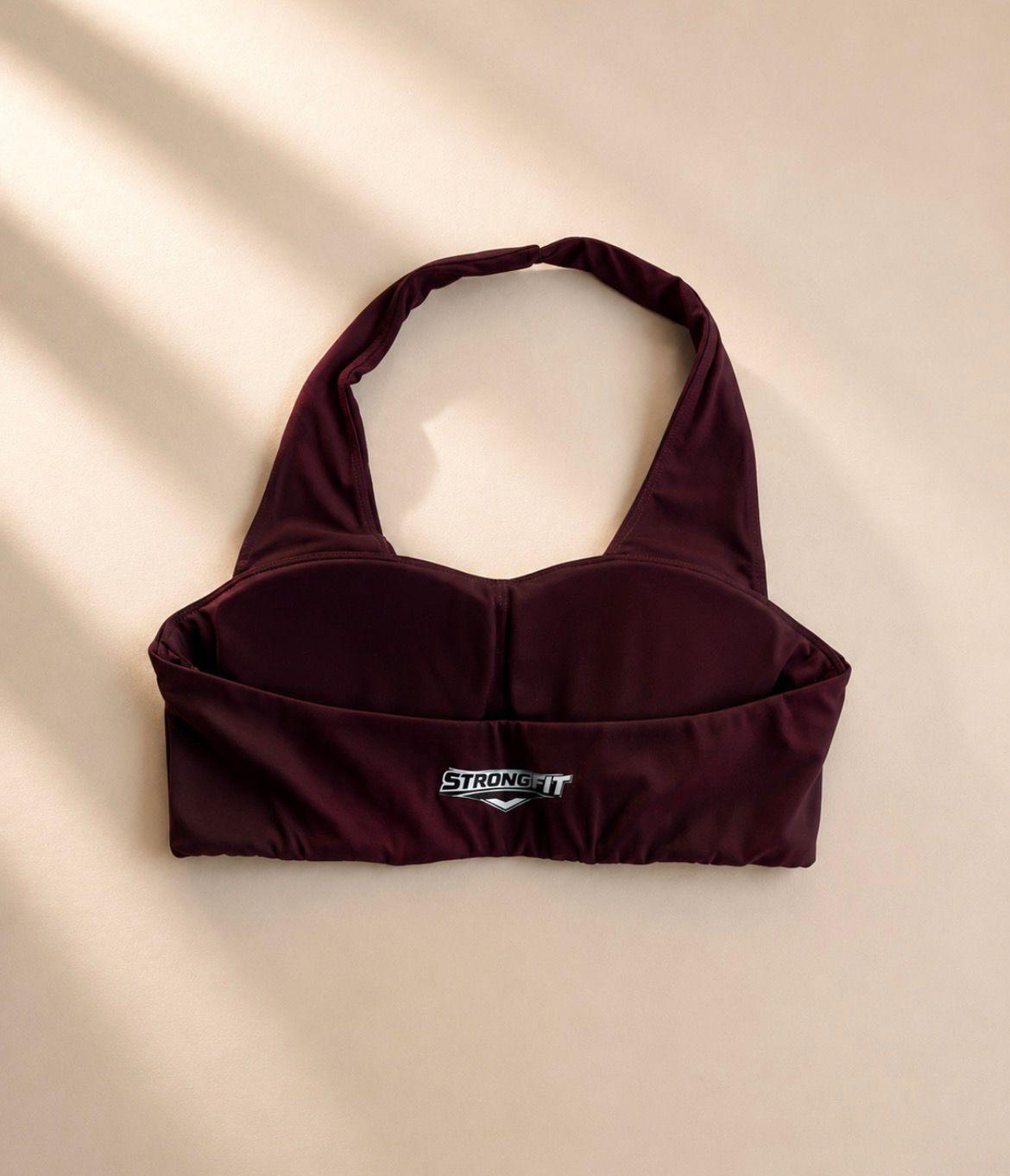 Sujetador deportivo comfortlux de color violeta