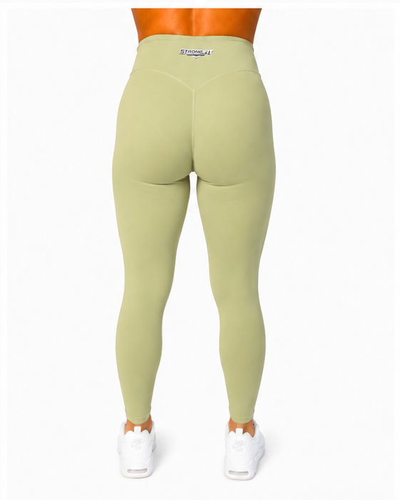 Leggings tobillero high rise Comfortlux verde oliva