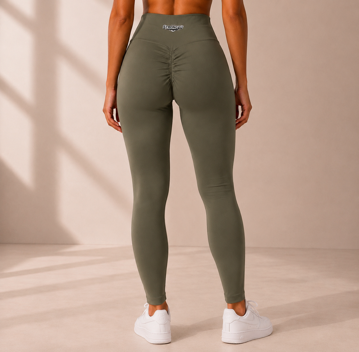 Leggings tobillero high rise Comfortlux verde militar