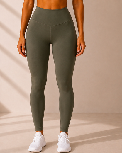 Leggings tobillero high rise Comfortlux verde militar