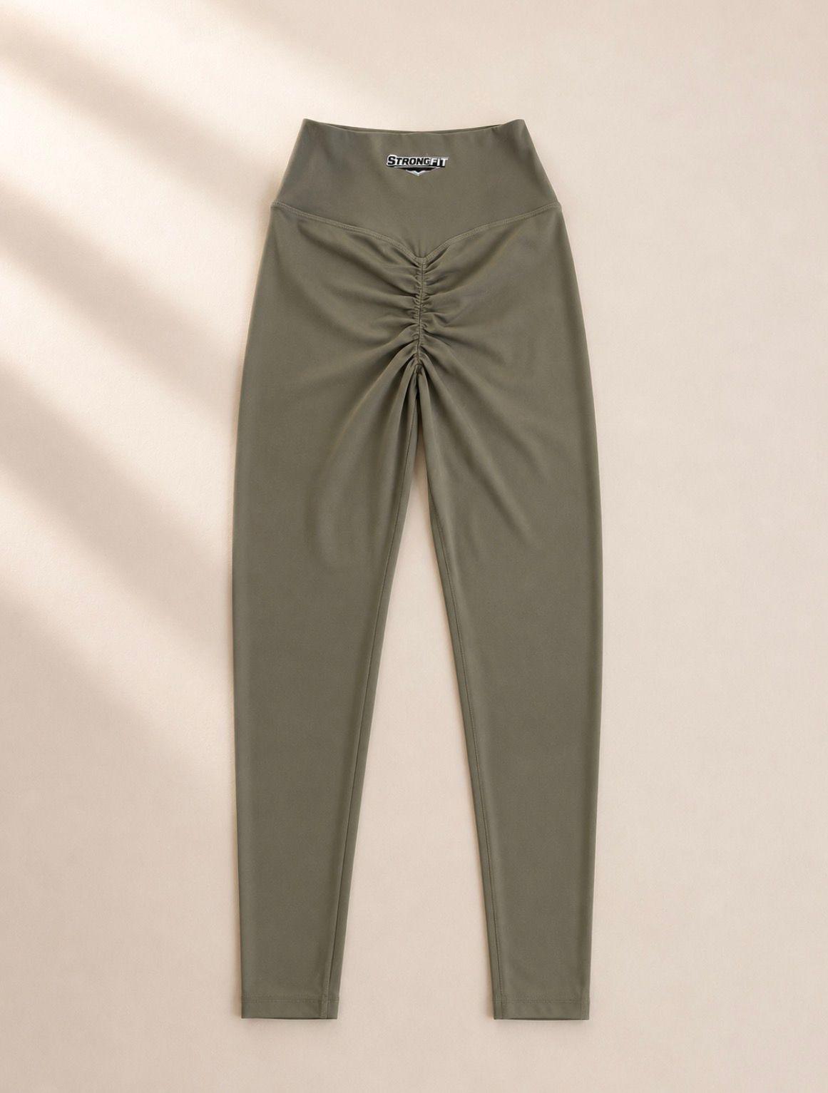 Leggings tobillero high rise Comfortlux verde militar