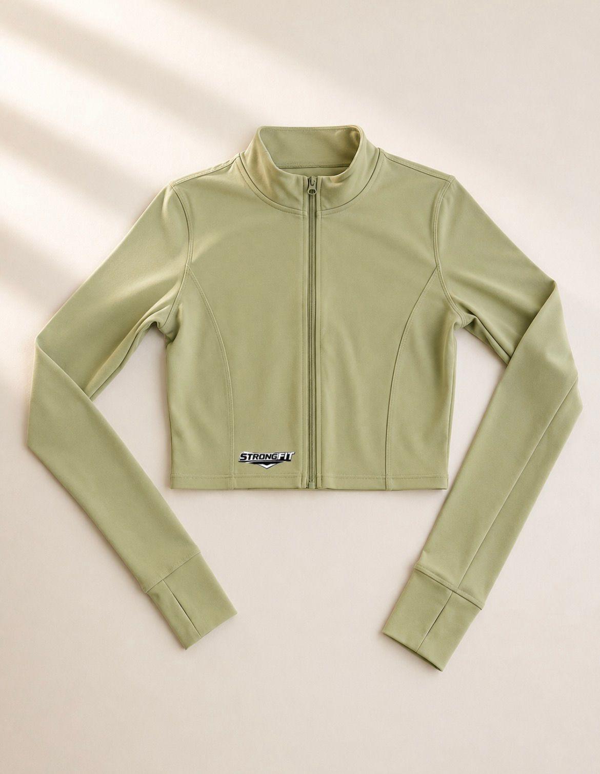 Chaqueta técnica de colo verde olivo