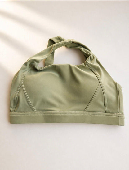 Sujetador deportivo comfortlux de color verde oliva