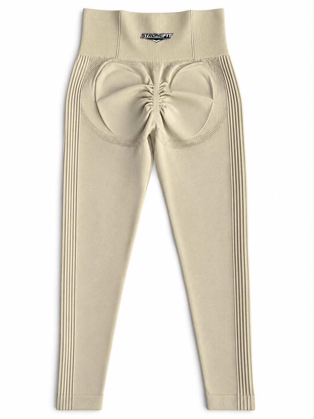 Leggings tobillero color beige ideal para Yoga y Pilates