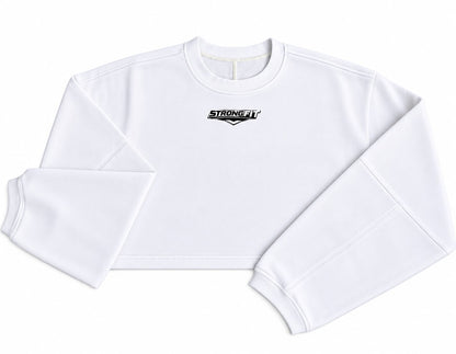 Sudadera de algodón Blanca