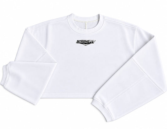 Sudadera de algodón Blanca