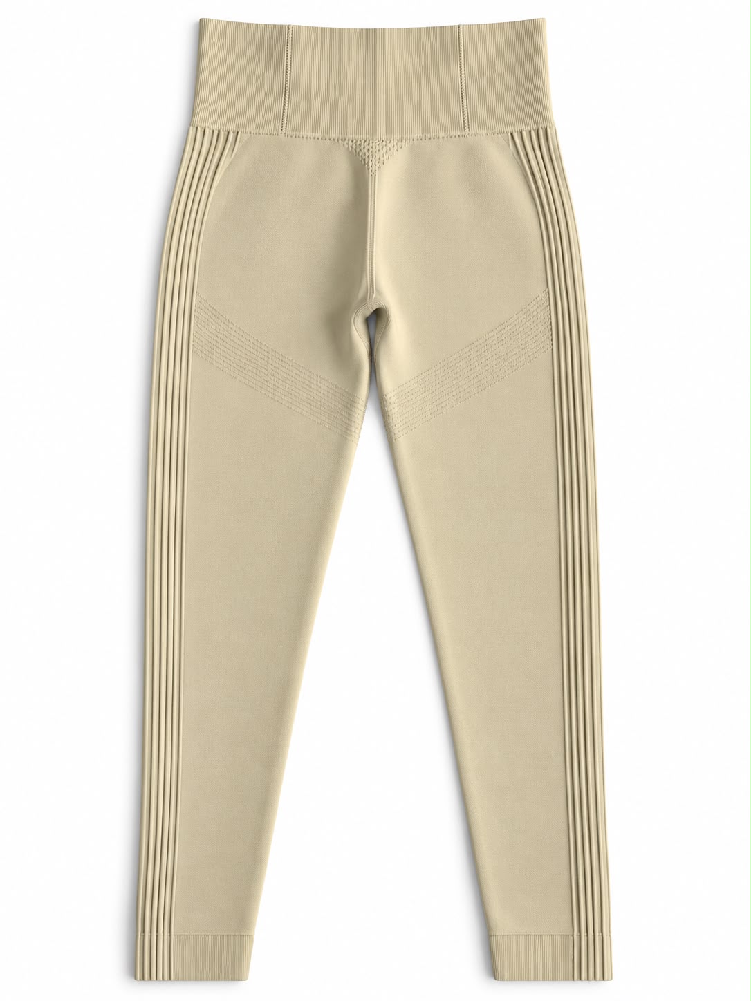 Leggings tobillero color beige ideal para Yoga y Pilates