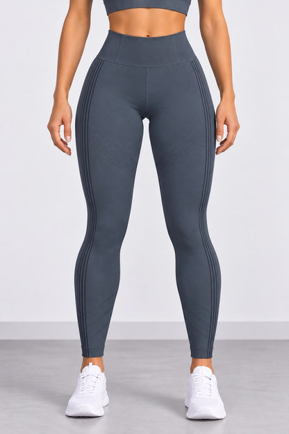 Leggings tobillero color gris azulado ideal para Yoga y Pilates