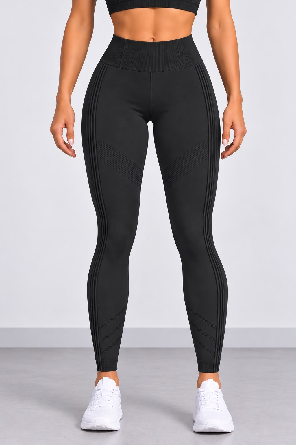 Leggings tobillero color negro ideal para Yoga y Pilates