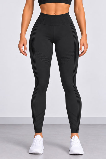 Leggings tobillero color negro ideal para Yoga y Pilates