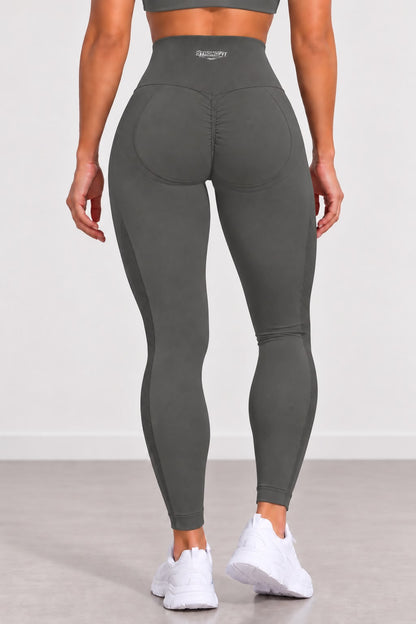Leggings tobillero gris verdoso