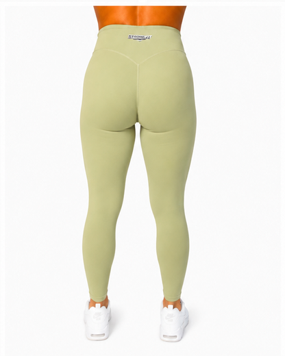 Leggings tobillero high rise Comfortlux verde oliva